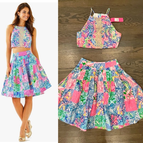 Lilly Pulitzer NWT Two piece Navia set Size 6 - Picture 1 of 8
